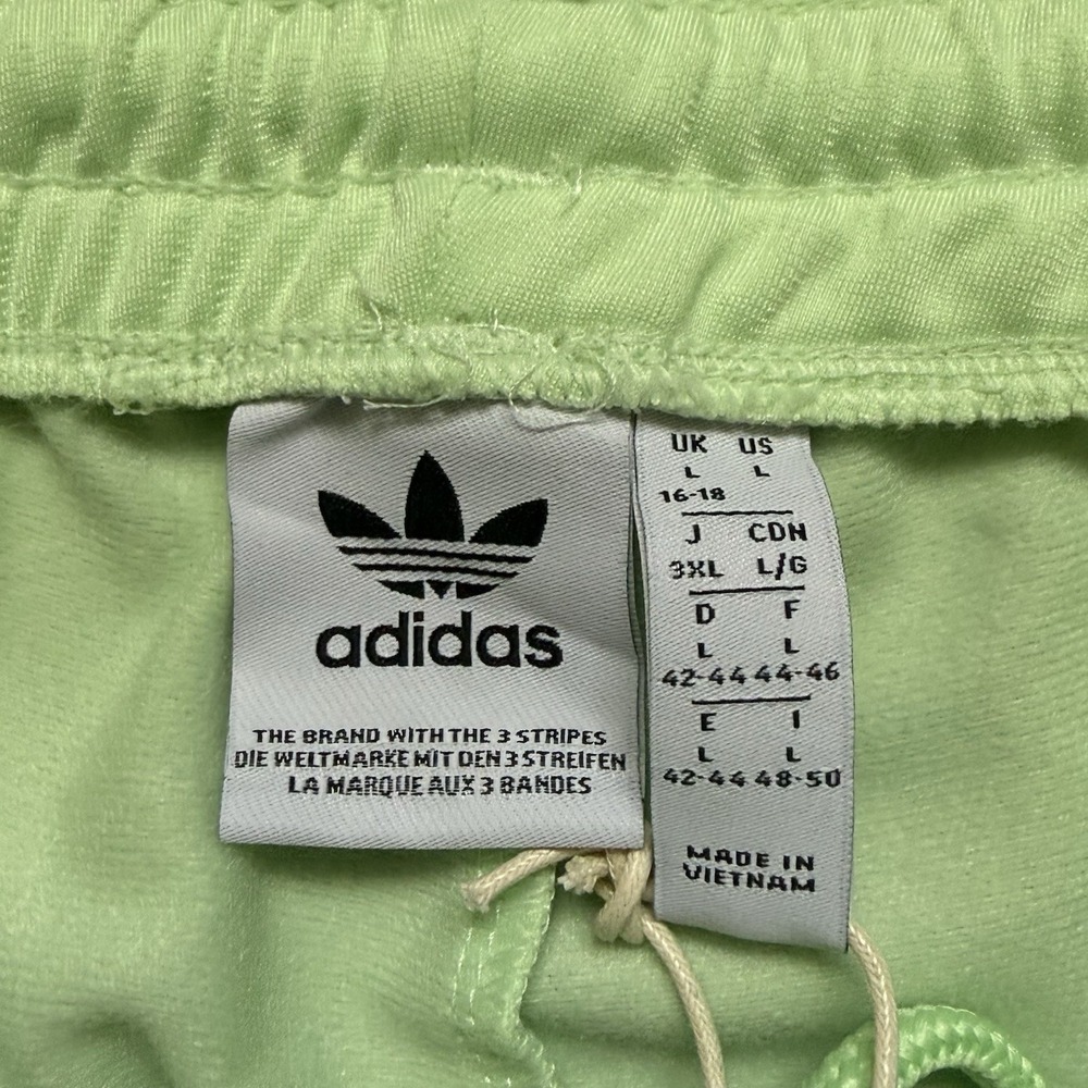 NEW Adidas Adibreak Track Pants Womens L Pistachio Green Tear Away Loose Fit - Picture 6 of 11